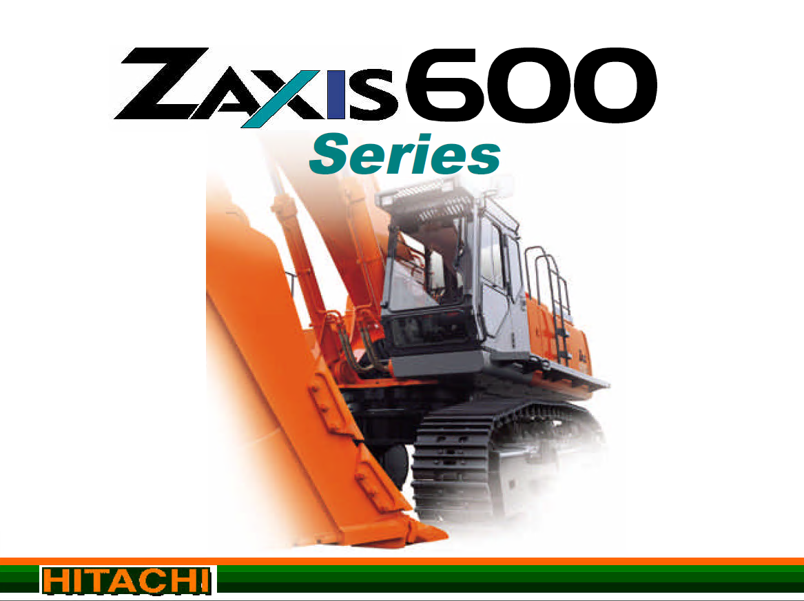 Hitachi Zaxis Hydraulic Excavators Service Manual PDF Download